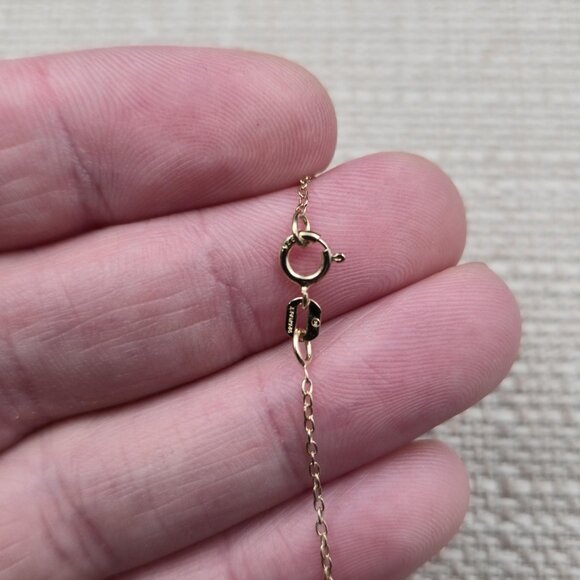 18 Inch Gold Over Sterling Silver Topaz Garnet Peridot Citrine Necklace A6270 - Picture 6 of 8